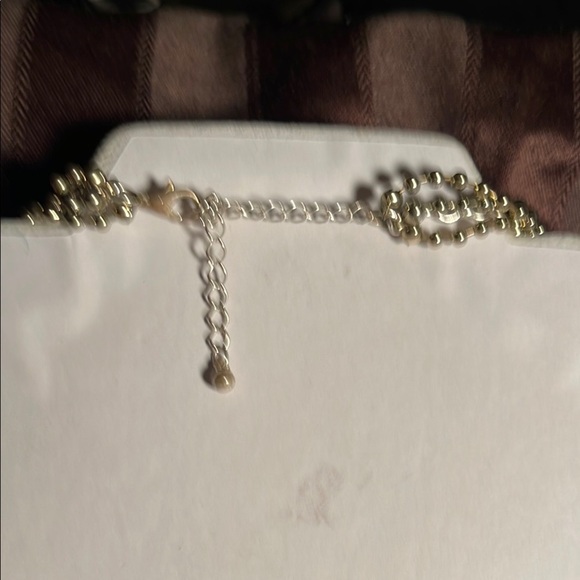 Gold Layered Necklace with Intricate Beads - Picture 3 of 4